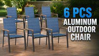 Best 6 PCS Aluminum Outdoor Chair Top 7 Sets for Ultimate Patio Comfort