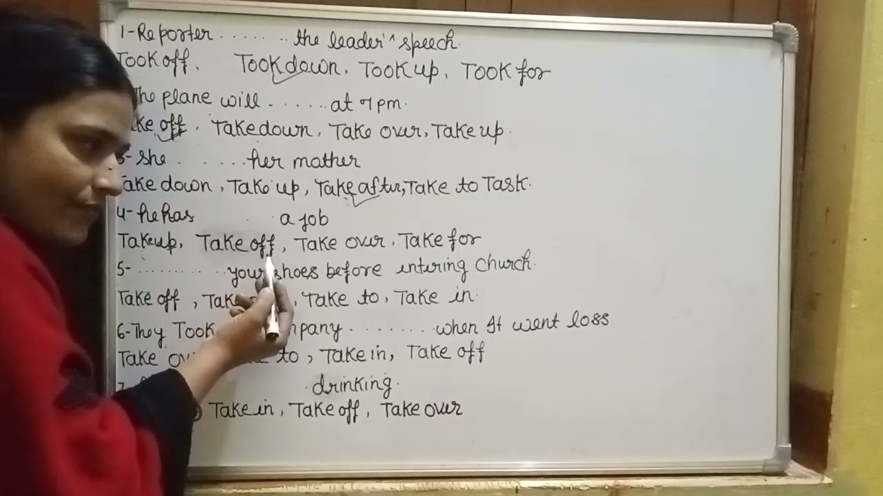Most important phrasal verbs practice for all exams 
