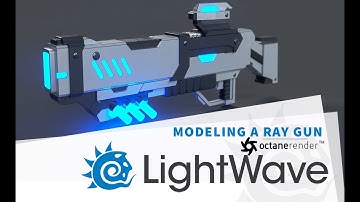 LightWave3D - Modeling and Rendering a Richard Marshall Gun