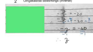 Vergelykings graad 8 meer as een stap (1) wiskunde (wiskdou)