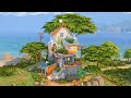 Professor's Laboratory House 🧪 | The Sims 4 | Speed Build with Ambient Sound | No CC