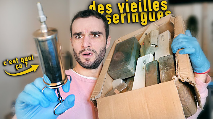 J'ai reçu un colis de vieux matériel médical (c'est flippant...)