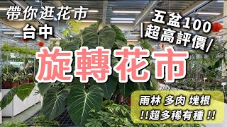 帶你逛花市  台中旋轉花市 高評價 高CP值的寶藏花市!Friendly Kelly 隨和的凱莉