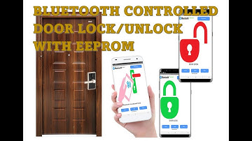 BT controlled Door lock with EEPROM