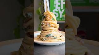 15 Minute Sun-Dried Tomato + Spinach Pasta 😋 get the recipe in our app!