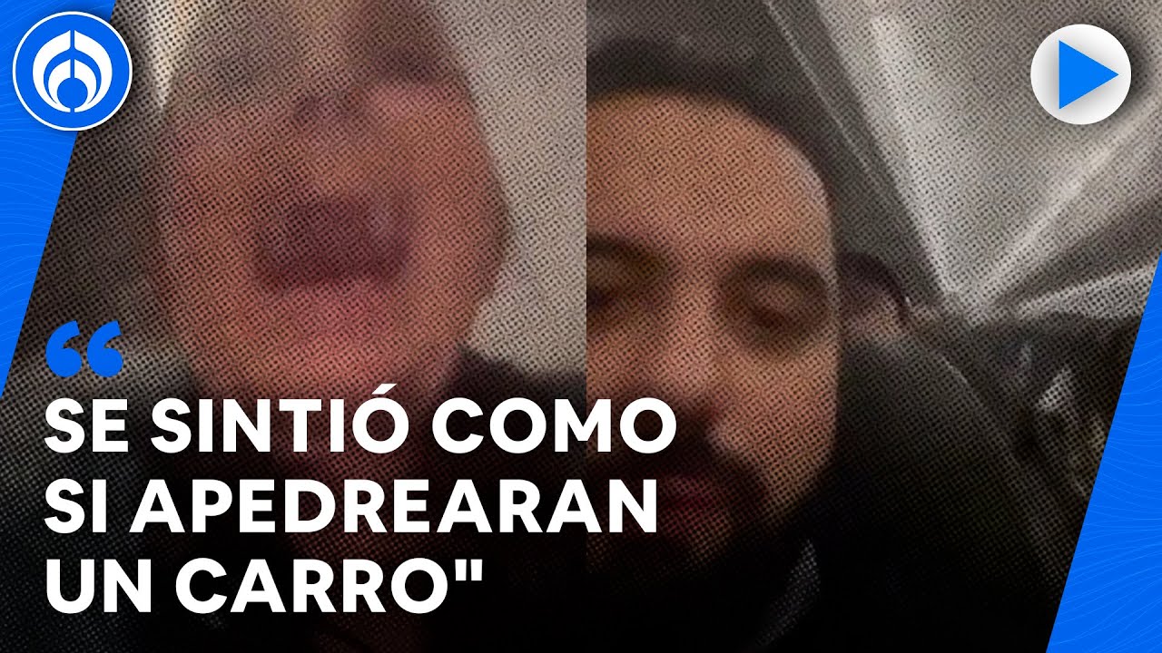 Pasajera describe la escena de 