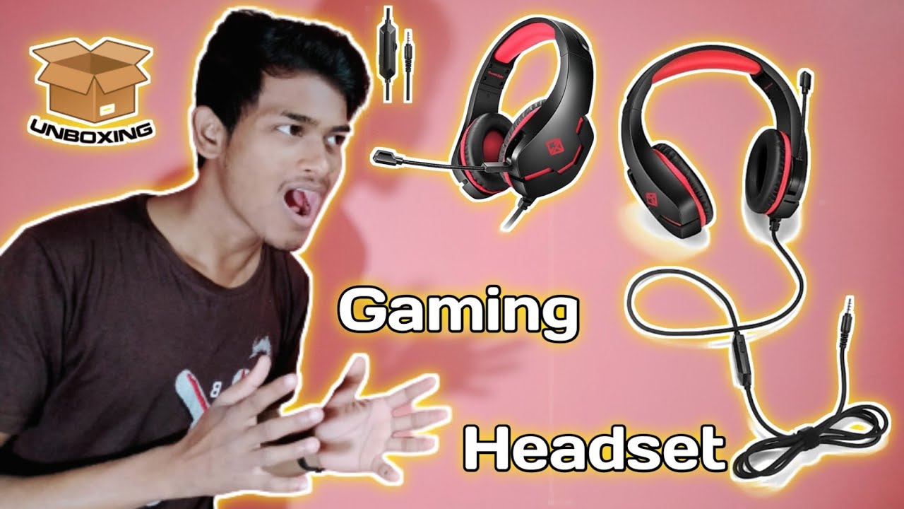 Cosmic Byte Red Stardust Wired Gaming Headset Unboxing || Best Gaming headset