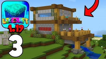 Lokicraft 1.19 Survival Gameplay Part 3 - SURVIVAL HOUSE!!