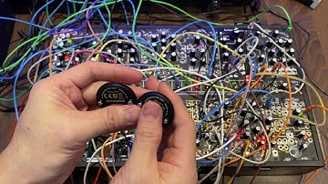 First experiment with the Instrument of Things 2.4SINK Eurorack interface and motion sensor