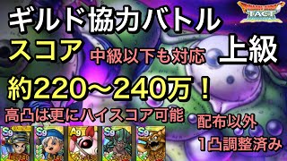 【ドラクエタクト】ギルド協力バトル 邪神ニズゼルファ 初級〜上級 スコア約220〜240万でクリア！【ゲーム実況】
