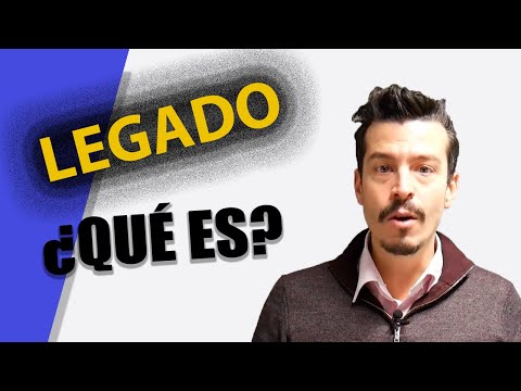 📝 ¿Qué es un LEGADO? |  ⭐️ Abogado de HERENCIAS