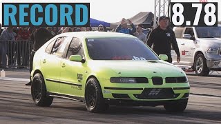 Seat Leon VR6 Turbo - Record 8.78s / 259km