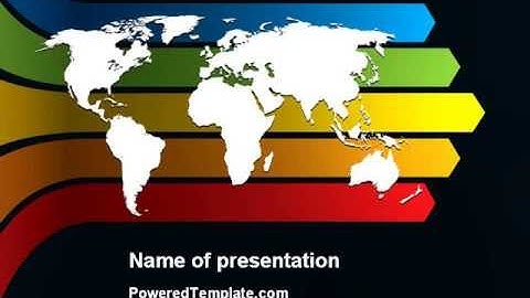 World Consolidation PowerPoint Template by PoweredTemplate.com