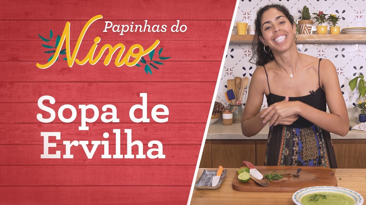 SOPA DE ERVILHA COM SALSINHA | Papinhas saudáveis para bebês de 10 MESES | Bela Gil