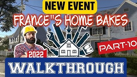 New Event -Frances Home Bake Mission  House Flipper Mobile  Part -10 Walkthrough Android/ Ios