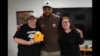 Josh Cribbs Surprises Homeowners