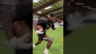 State Champion Powerlifter is also a Runningback 🤯 #shorts
