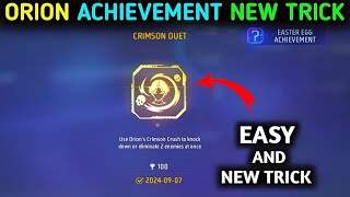 How To Complete Orion Crimson Duet Achievement Mission || Orion Achivment Easy Trick screenshot 1