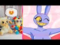 Dolly and pomni react to funnys about the amazing digital circus  best tiktok compilatons 72
