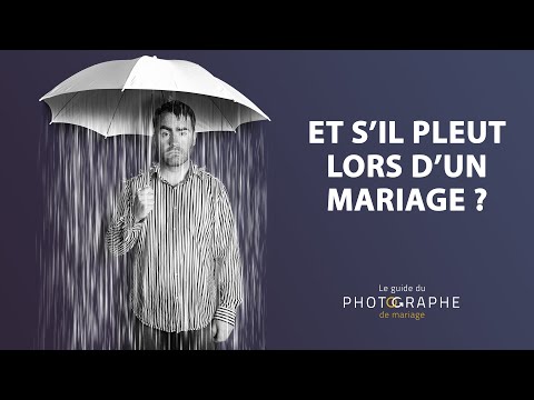 Vidéo: Où Organiser Une Séance Photo Pour Les Jeunes Mariés S'il Pleut Dehors