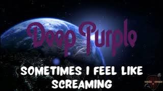 Deep Purple   Sometimes I feel like screaming - backing track
