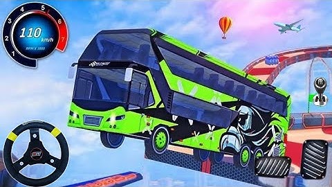 Impossible Bus Stunt Master Driving - Mega Ramp Bus Games - Android gameplay