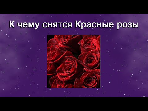 К чему снятся Красные розы – толкование сна по Соннику