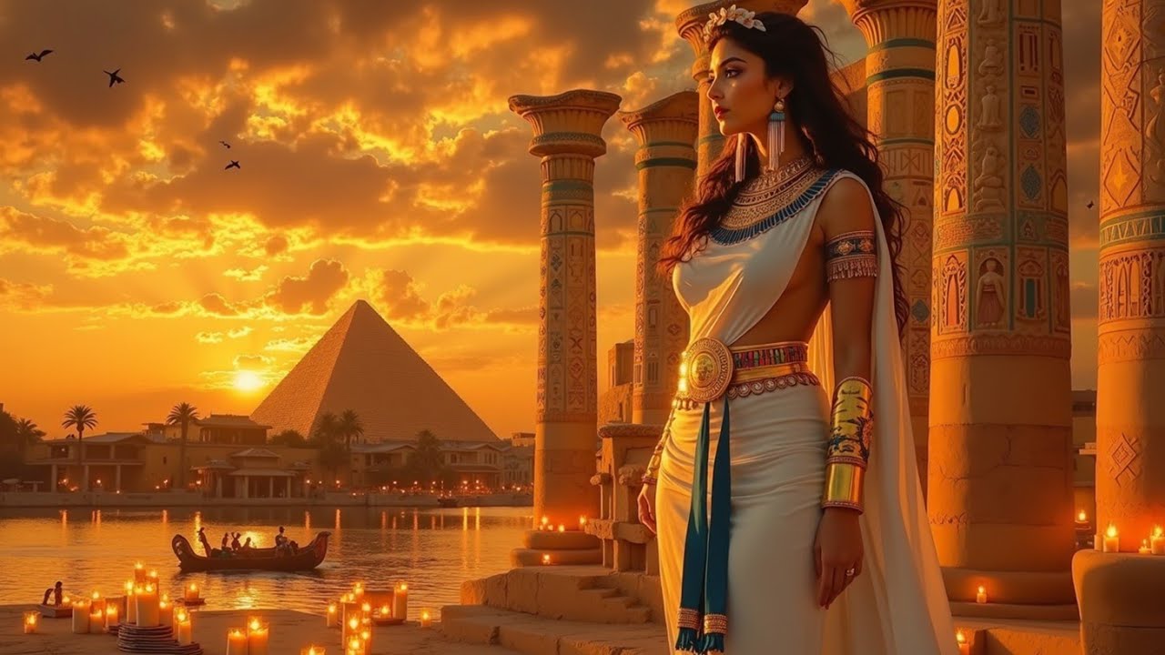 Древний Египет: Мистические Звуки и Исцеляющий Саундскейп ~ Медитация Закат на Ниле
