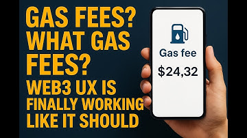 Gas Fees? What Gas Fees? Web3 UX Is Finally Doing Its Job #Web3UX #Blockchain #GasFeesGone