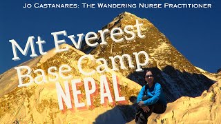 HIKE to MT. EVEREST BASE CAMP: 5364 meters (17,598 feet); #jowanderingpractitioner