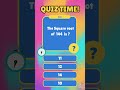 Quiz Time | Brain teasers | Maths | #shorts