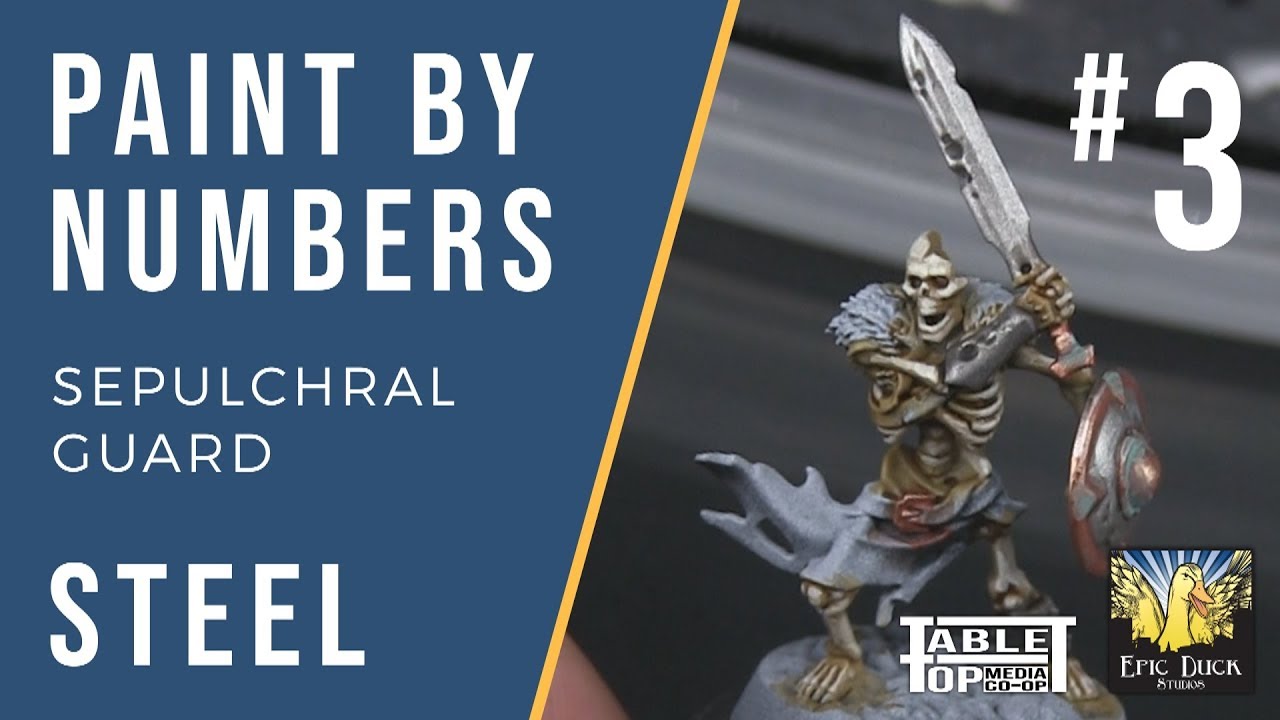 Sepulchral Guard Paint Guide - Steel! Paint by Numbers #3