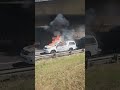 Car Fire on M3 (Melbourne Victoria)