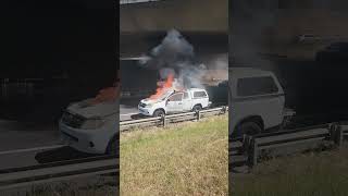 Car Fire on M3 (Melbourne Victoria)