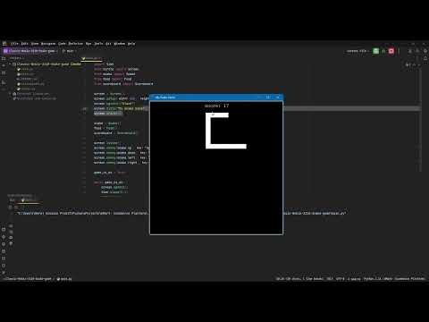Classic-Nokia-3310-Snake-Game || Python OOP mini-project
