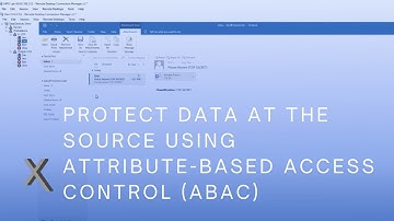 Protect Data at the Source Using Attribute-Based Access Control (ABAC)