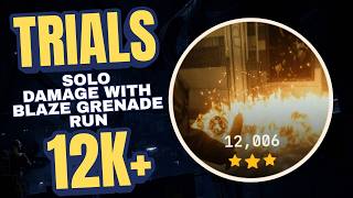 Solo Deal As Much Damage As Possible Using A Blaze Grenade Run 12K+ | ARC Raiders