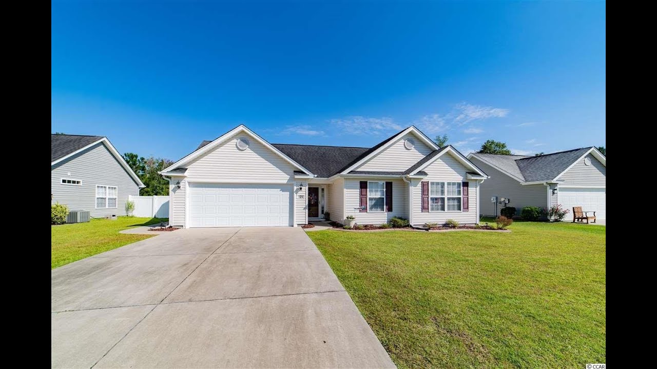 Residential for sale 124 Marsh Hawk Dr., Myrtle Beach, SC 29588 YouTube