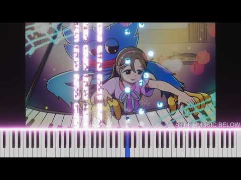 The Pianist Girl and Huggy Wuggy's Tears - Poppy Playtime