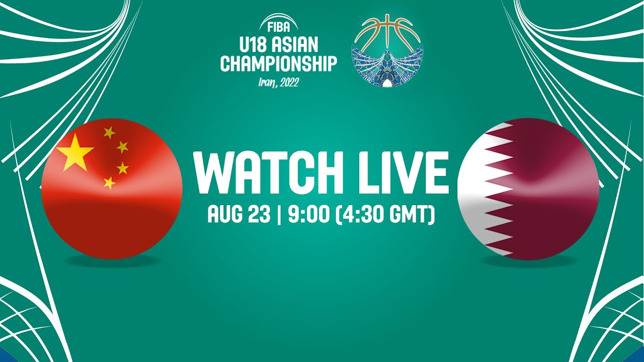 QUARTER-FINALS: China v Qatar | Full Basketball Game | FIBA U18 Asian Championship 2022