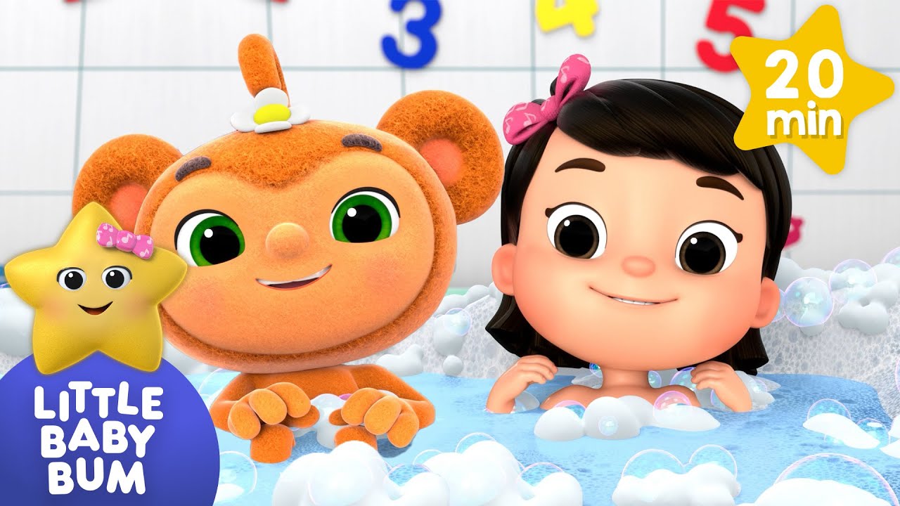 Head Shoulders Knees and Toes Bath Song | Little Baby Bum - Kids Songs