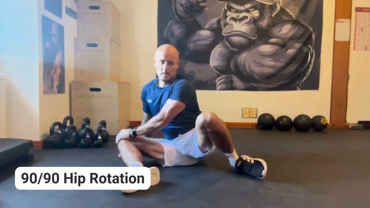 90/90 Hip Rotation | Hip Mobility Exercise Demonstration