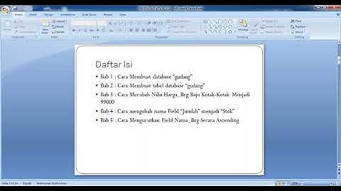 PRESENTASI TUGAS 1 DALAM UTS PL SQL UNSIA