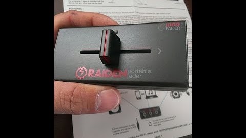 Raiden Fader RXI-F1 Unboxing
