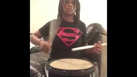 Poetic_beatss getting a feel for a RCP Drum custom premium drum practice pad