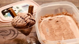 آيس كريم سريع مع 3 مكونات بدون ماكينة Quick ice cream with 3 ingredients without making machine