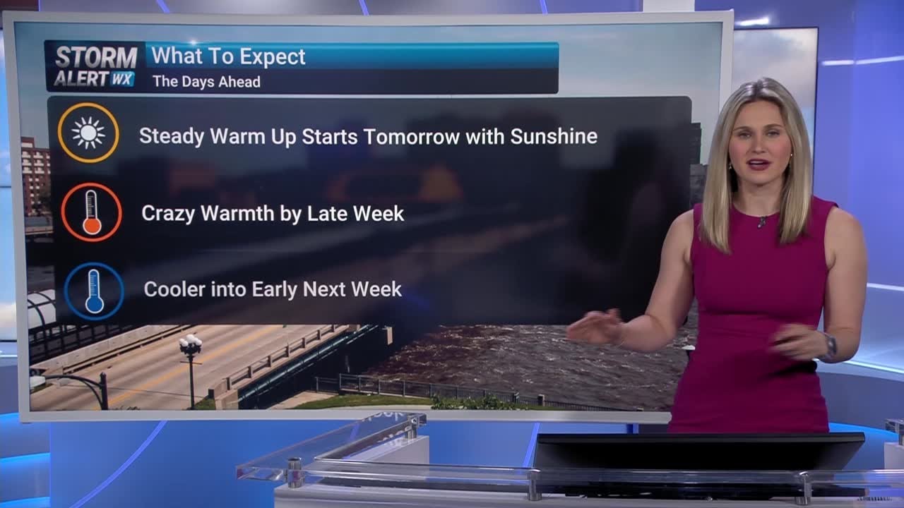 Warmer Weather Expected into the Weekend - YouTube
