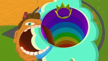 Hole.io Map Control: 100.00% - Time Mode Big Hole WORLD RECORD #186