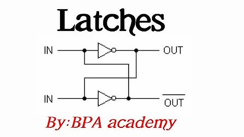 Latches  #Latches in urdu || latches in #Digitalelectronics ||  || BPA academy ||