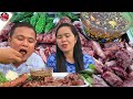 ย่างหมูโต้ลมหนาว น้ำจิ้มสูตรเปรี้ยวเข้มข้นแซ่บๆ บรรยากาศลมเย็นกลางทุ่งนา